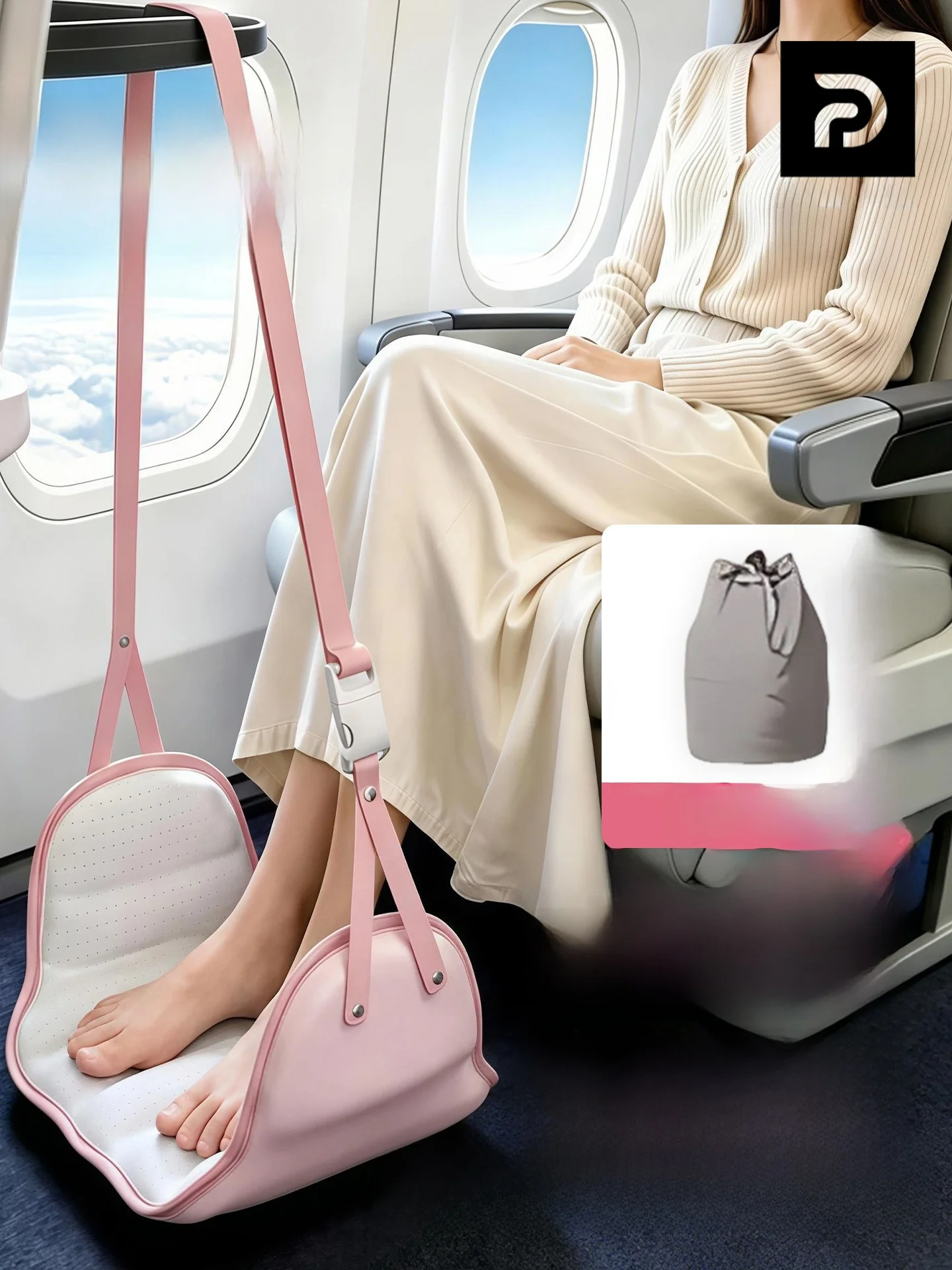 旅行用睡眠補助具-飛行機の座席用フットレストパッド-子供用エコノミークラス高速鉄道二等座席用必需品