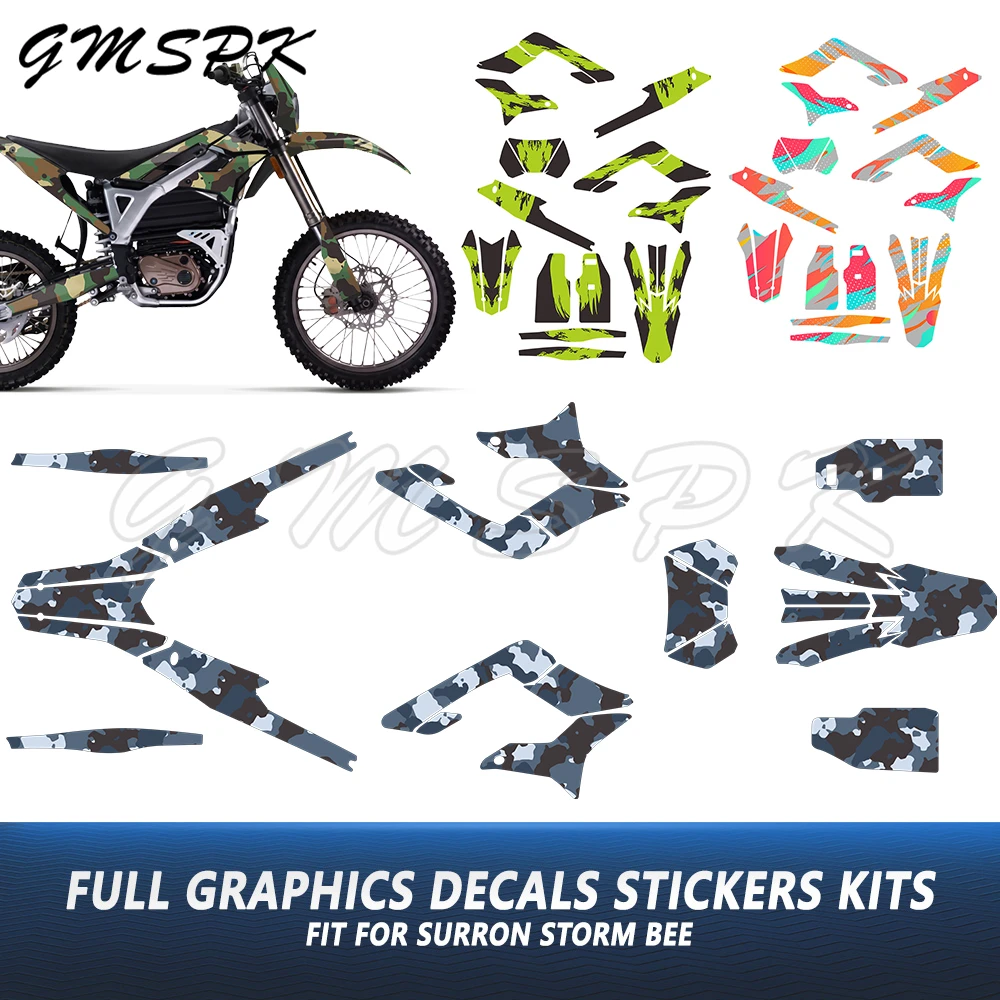 29/31/35mil Anti-scratch Graphics Decals Customize Fit for Surron Sur-Ron Storm Bee 2023 2024 Motorcycle Decoration Sticker Kit