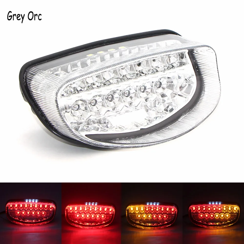 For Honda CBR1100XX HORNET 250 1997-1998 600 1998-2003 Motorcycle Rear LED Taillights Brake Assembly with Steering Tail Light