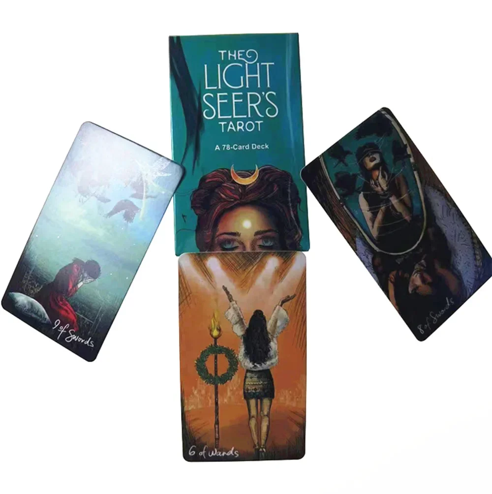 The Light Seers Tarot Desk Card Oracle Divination Game Deck Party Astrology Cards Oracle Cards Game for Women Girl Tarot Cards