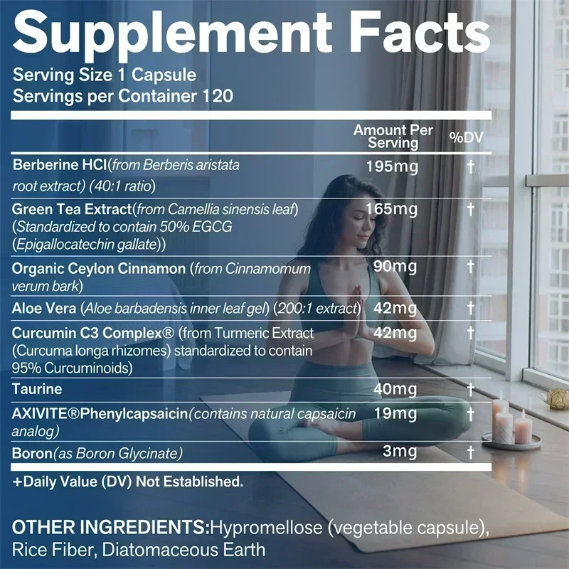 دعم GLP-1 - مكمل للتمثيل الغذائي والطاقة، لصحة الأمعاء والهضم