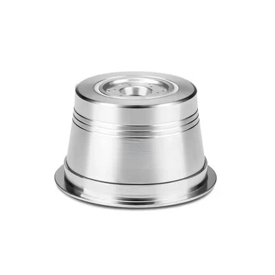 Wiederverwendbares Tchibo Cafissimo-Kapselenset aus Edelstahl, kompatibel mit nachfüllbarem Caffitaly und Kaffee