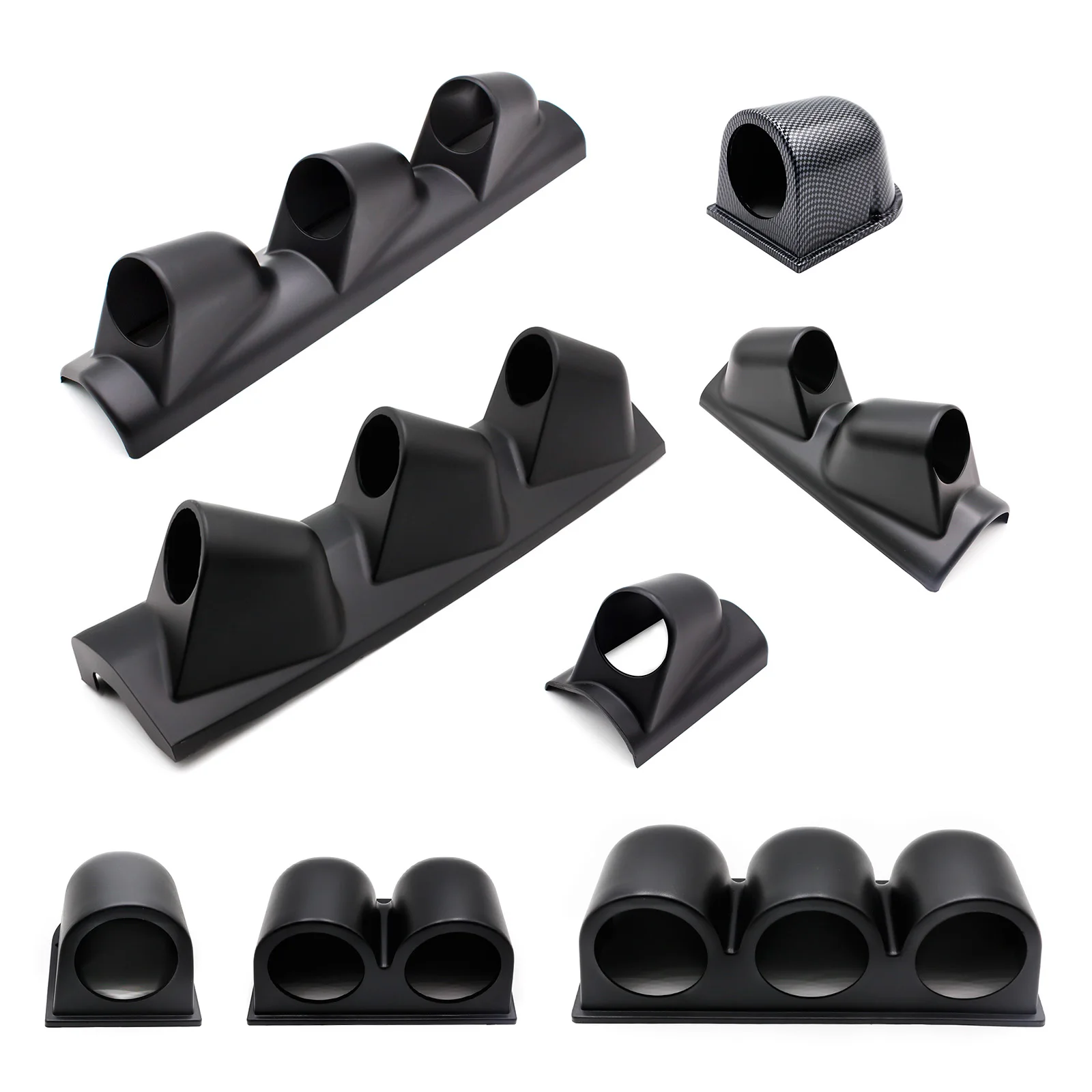 Universal 2INCH 52mm Car Meters Holder Black Single Double Triple Car Gauge Pod for Left Right Drive Car for 2 Inch 52mm Gauges - Image 5