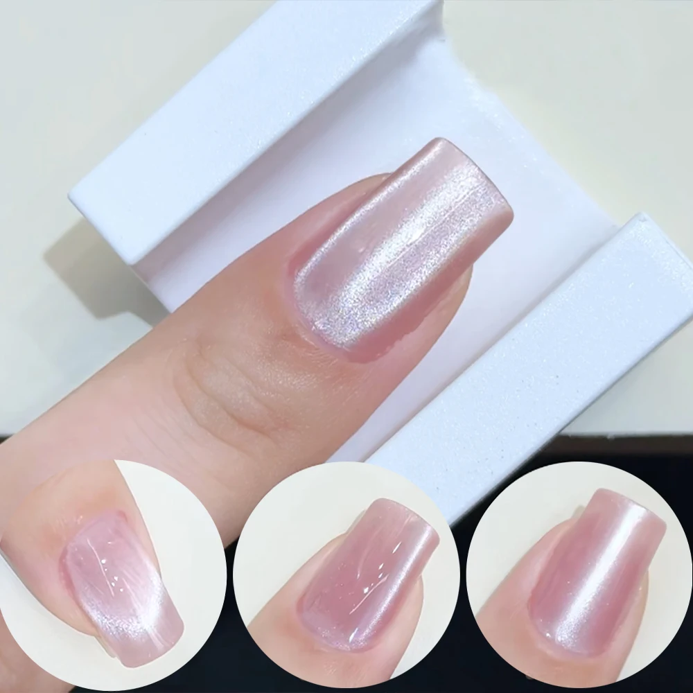 Bâton magnétique automatique 5D pour Nail Art, œil de chat, pour lumière d'eau française, effet Gel, outils magnétiques spéciaux en velours en forme de U #