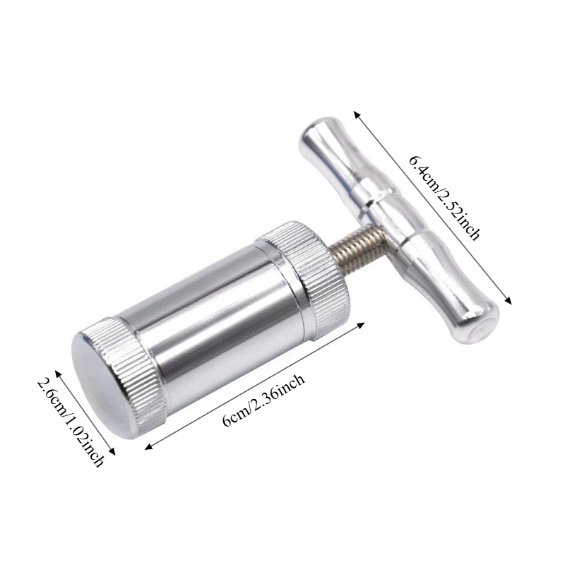 Metal Tobacco Herb Press Aluminum Compressor Pressure Spice Grinder Hand Crusher Smoking Accessories