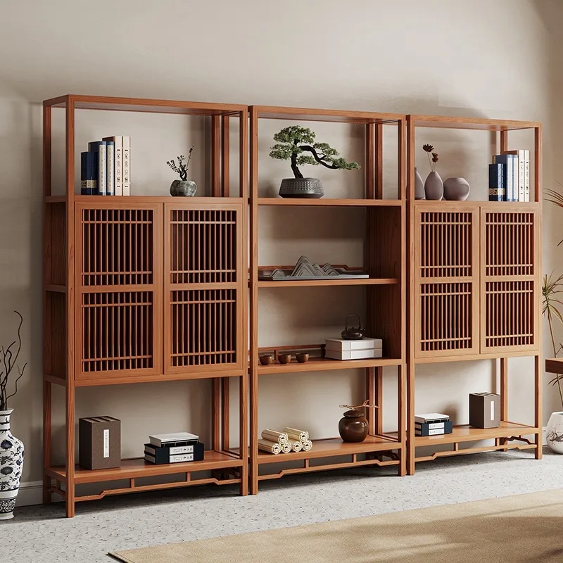 Solid wood Bogu rack, a variety of cabinets, shelf combination display, living room, tea room, bookshelf, study, storage partiti
