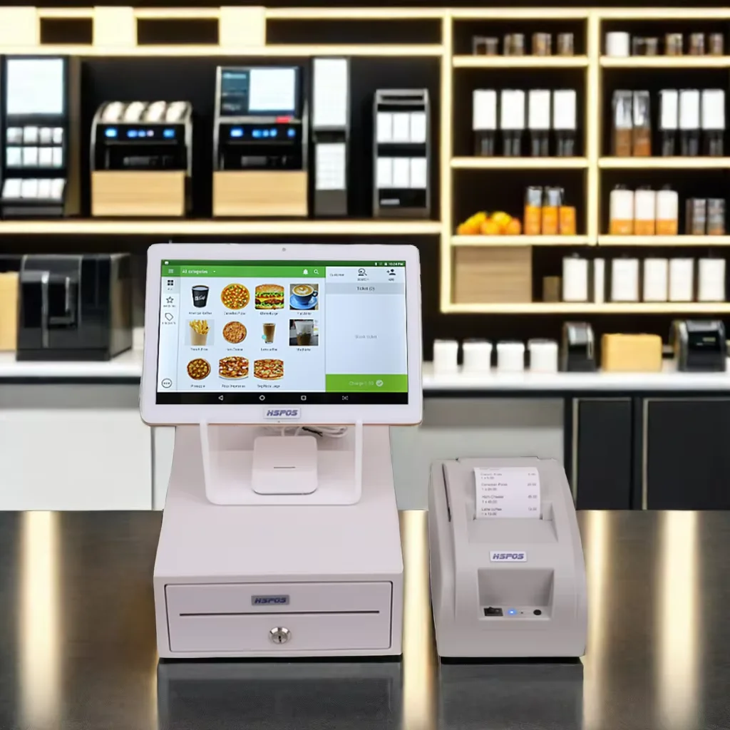 ATV&UTV10inch Android Full Set of Retail Touch Screen Point of Sale Supermarket Pos System All in One Machine Cash Register