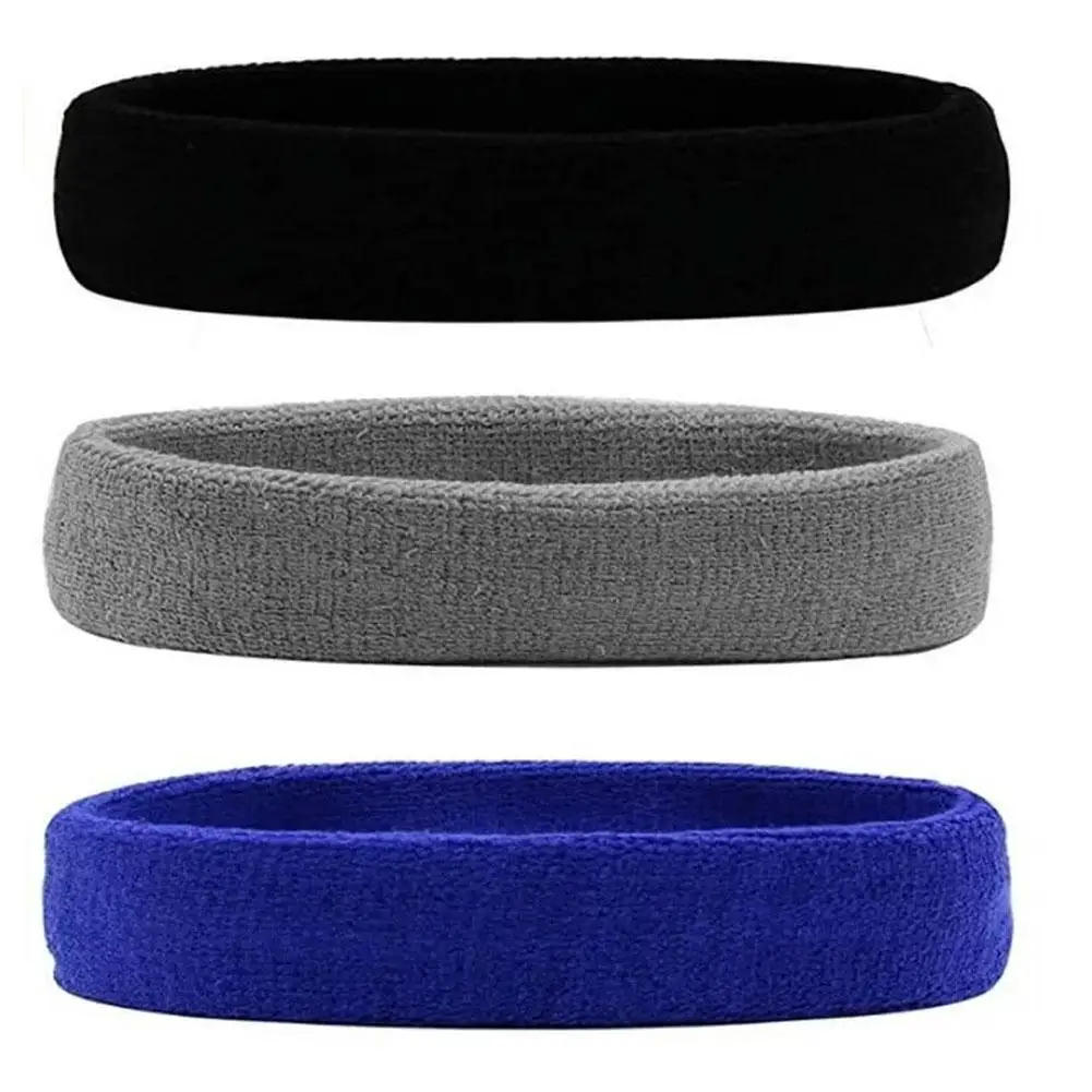 1pcs Sweatband Sports Gym Athletic Headband Anti-Slip Women Men Breathable Basketball Fitness Yoga Volleyball Hair Band