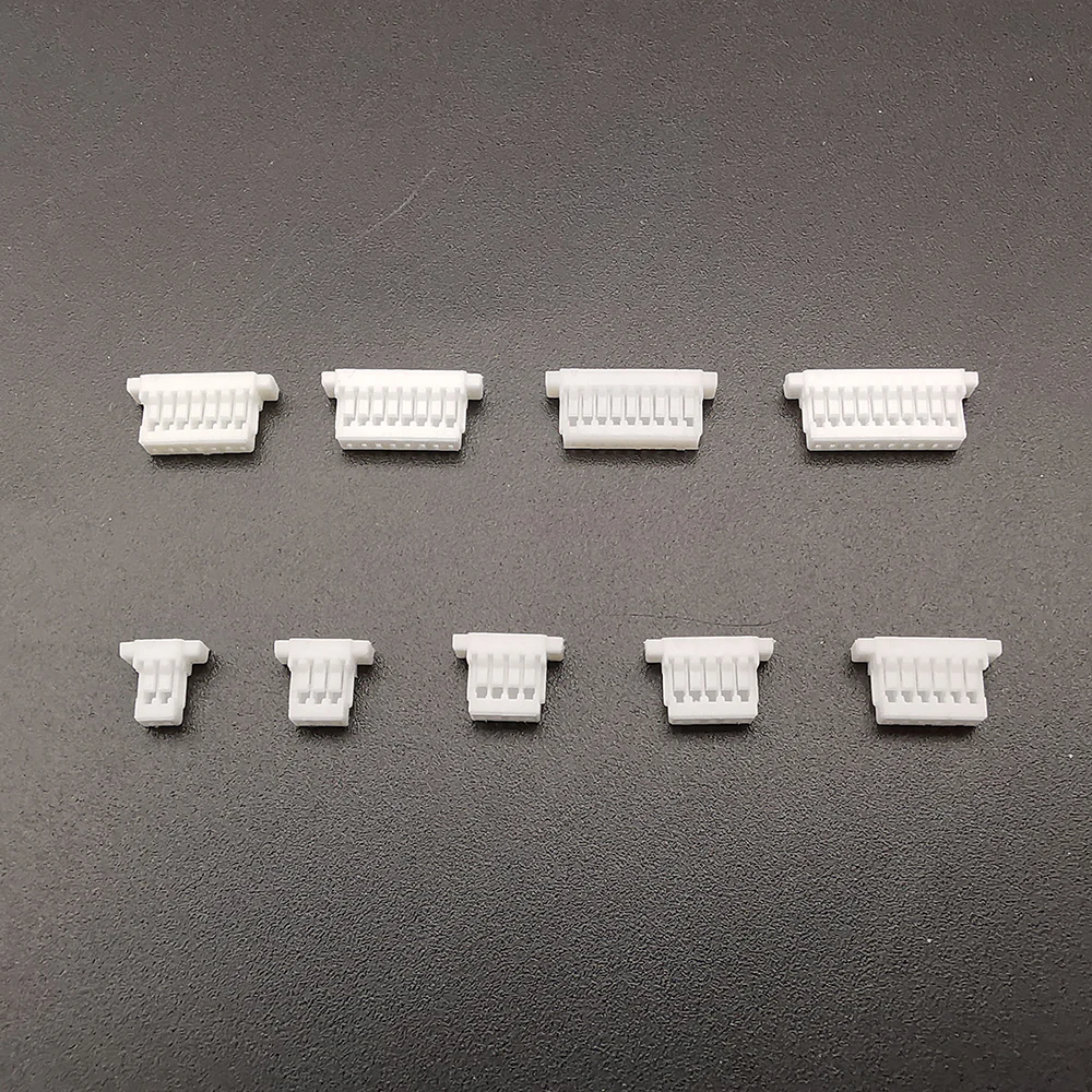 SH1.0-Anschlusssatz mit JST SH 1,0 mm 2/3/4/5/6/7/8/9/10-poligem Gehäuseklemme, vorgekrimptes Drahtkabel, 15 cm, 28 AWG – Detail 4