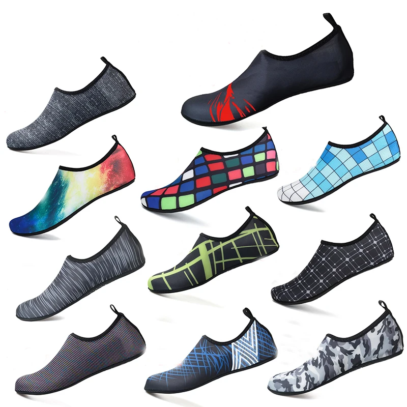 Women's and Men's Thin Sole Summer Barefoot Shoes Beach Swimming Yoga Exercise Sneakers Quick Dry Water Socks