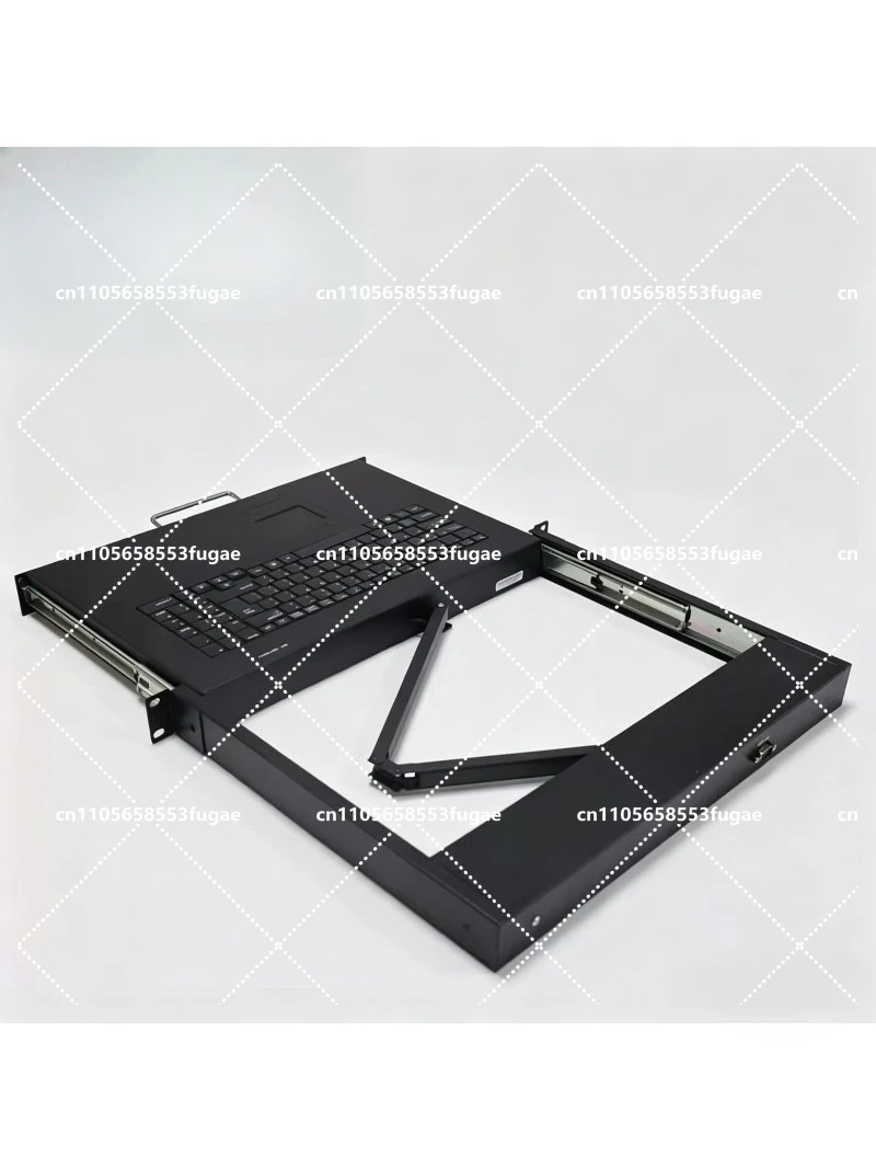 Cabinet Keyboard Drawer 1u Rack Mounted Industrial Touchpad Mouse Tray Pull-out Movable Self-locking Rail 19 Inch Telescopic