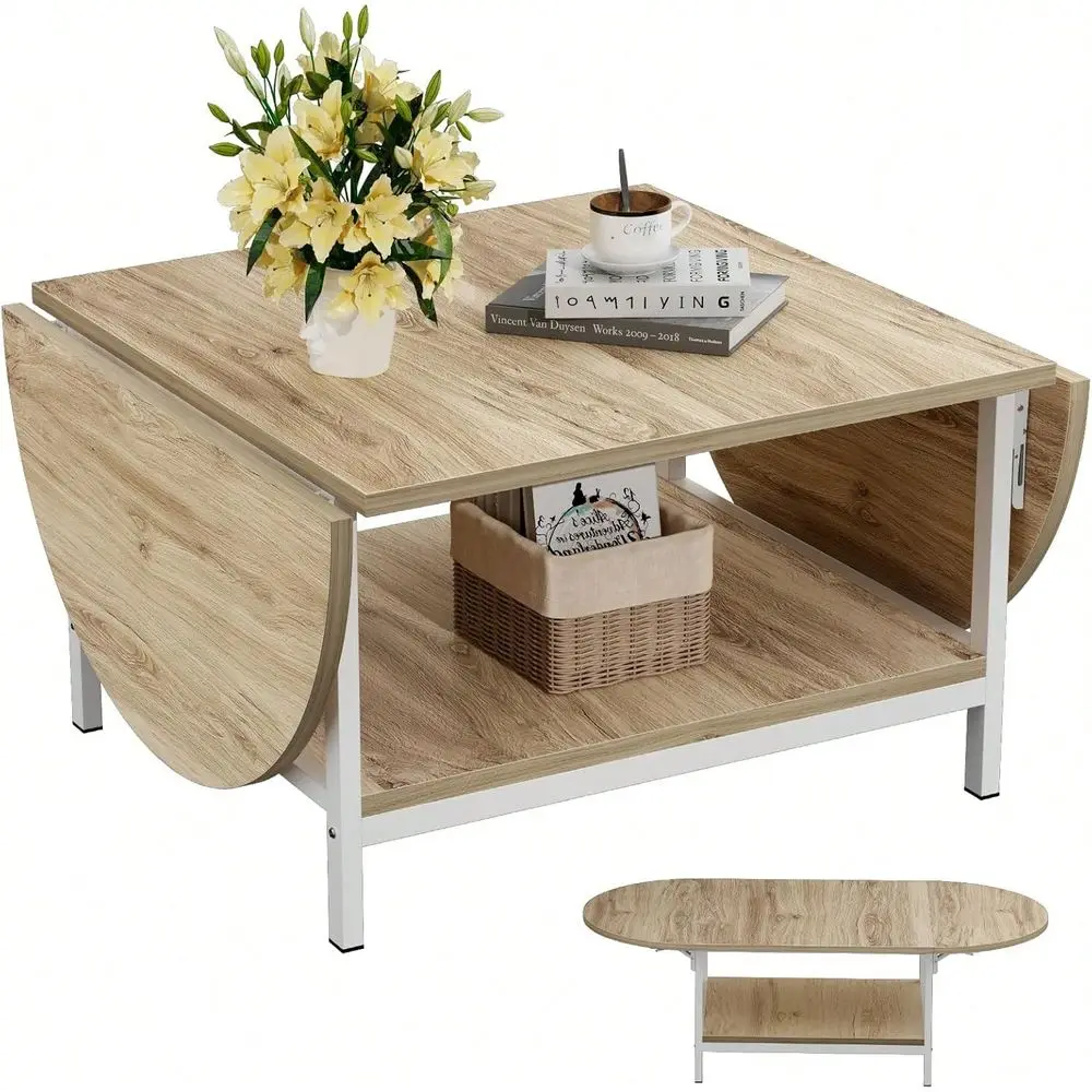 

Coffee Table 2Tier Extended Coffee Tables For Living Room 2Tier Small Extended Table With Storage White Center Table For Large