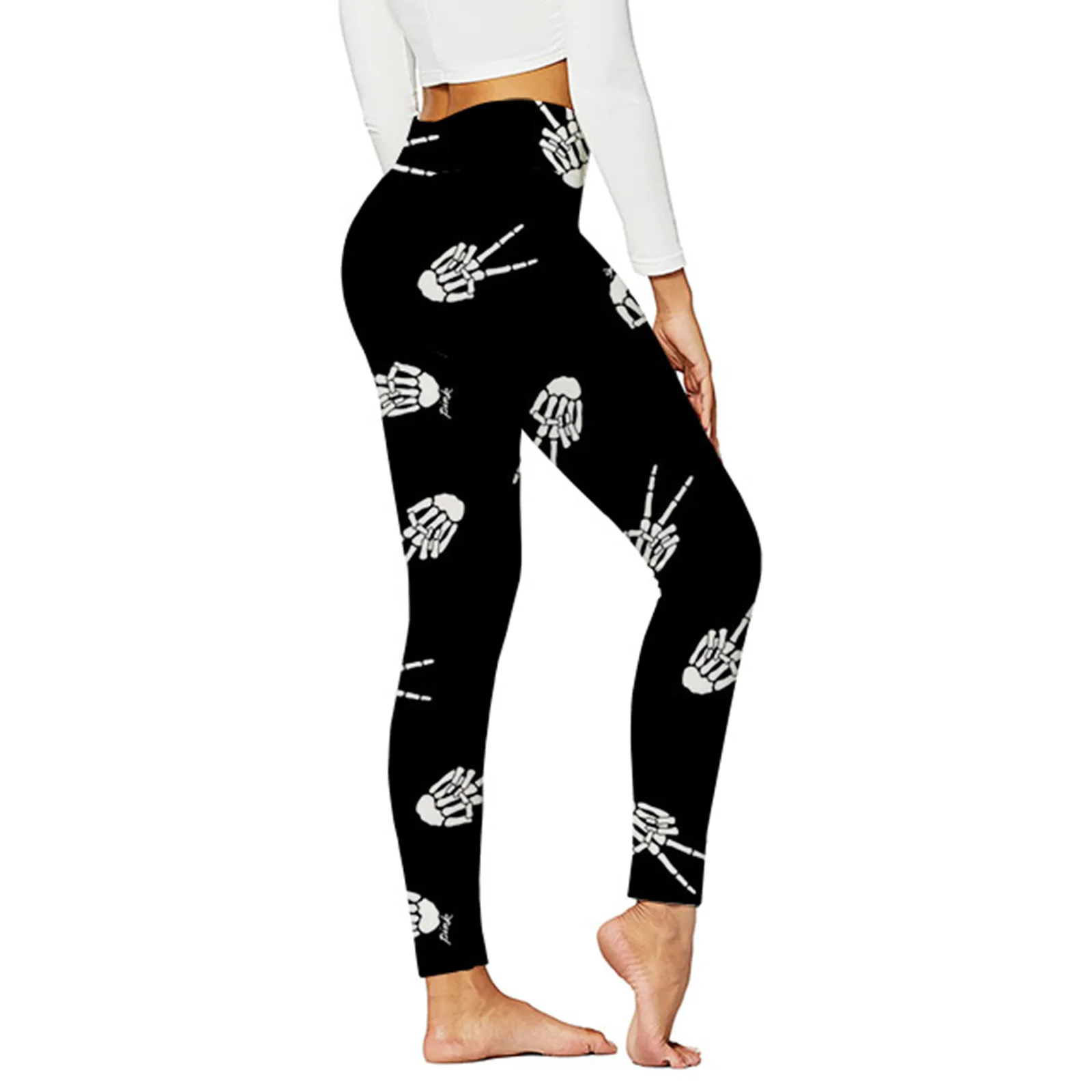 

Halloween Print Collection High Waist Women Leggings Compression Pants For Yoga Running Daily Fitness