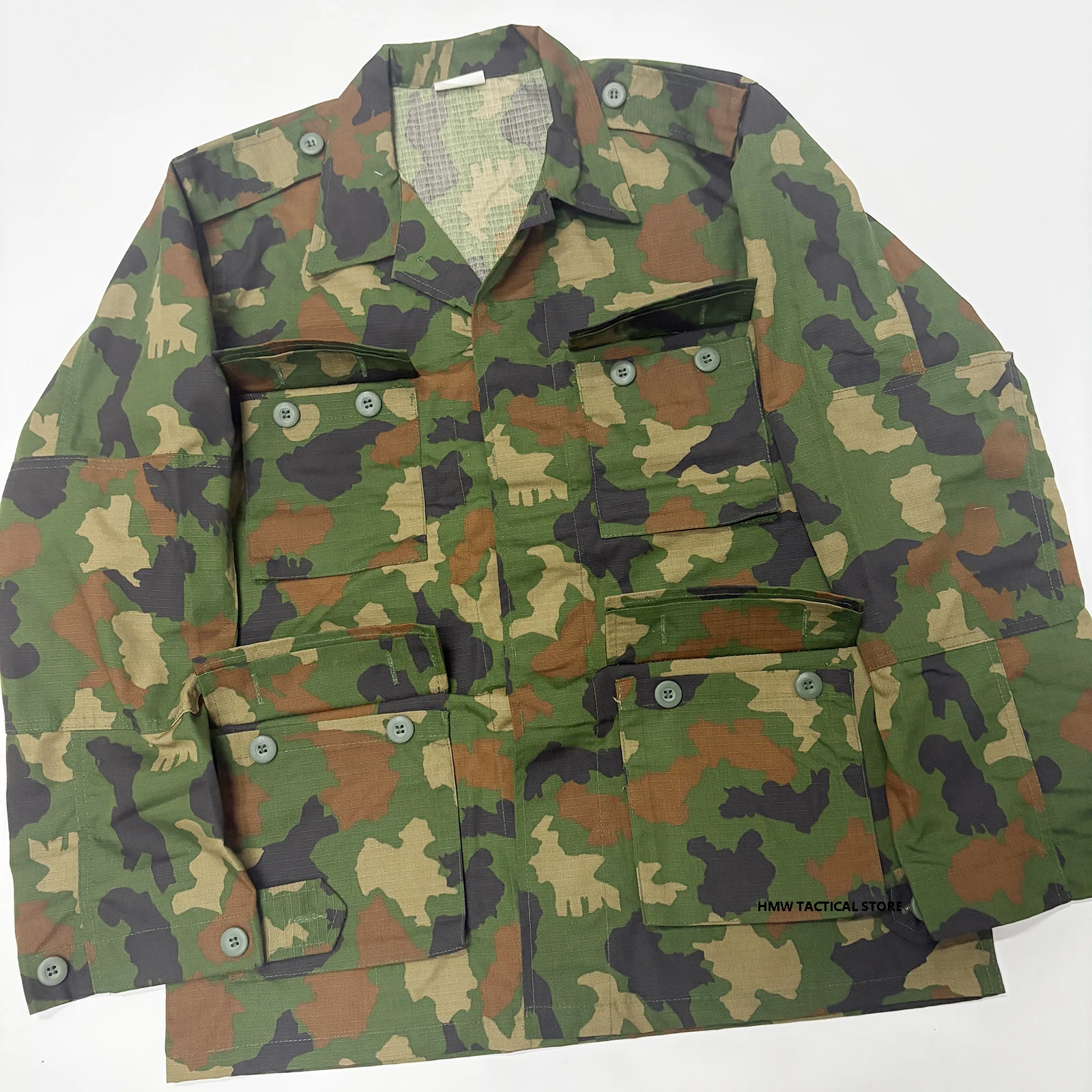 BDU camouflage suit outdoor training suit long sleeved multilateral jungle tactical camouflage suit sports suit