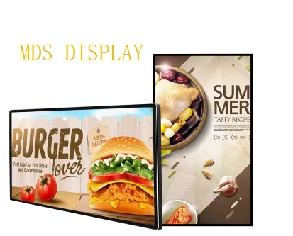 

MDS 43 Inch Capacitive Touch Screen Android OS Indoor Wall Mounted LCD Screen Product Menu Display Easy to Operate High Quality