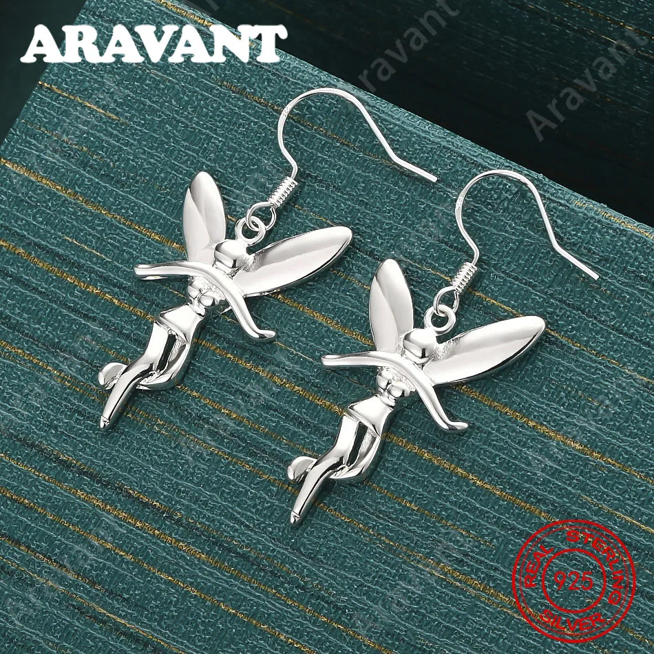 925 Sterling Silver Quirky Fairy Earrings - Unique Gift For Women, Versatile For Events And Jewelry