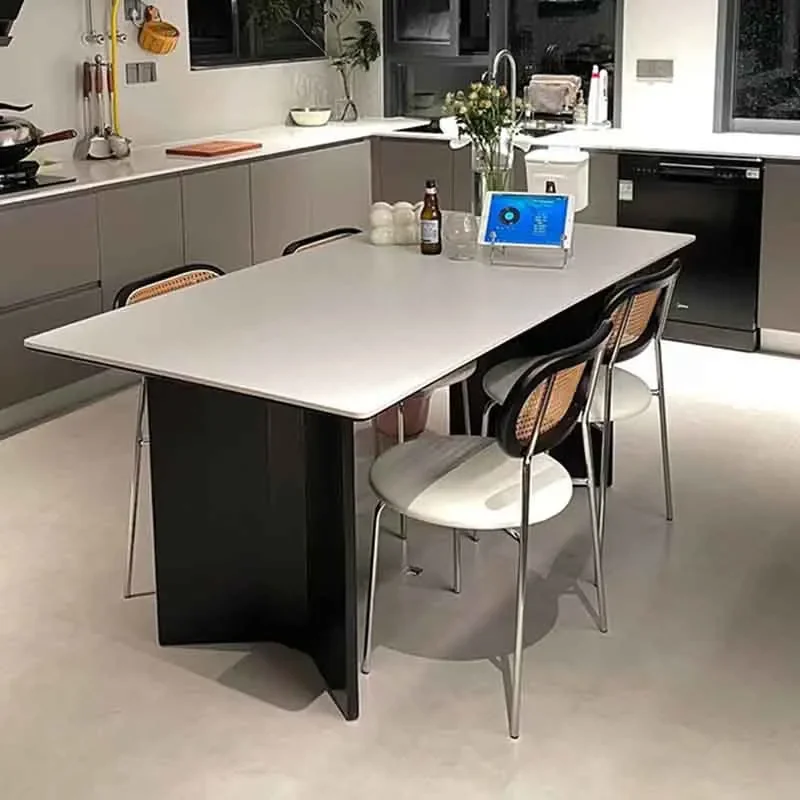 

Кухонный обеденный стол для вечеринок, уникальный дизайнерский напольный прямоугольный современный обеденный стол, кофейная большая комната, мебель для дома Mesas De Jantar