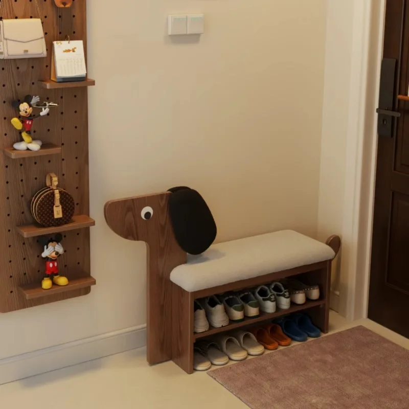 Puppy multi-layer shoe changing stool household porch creative shoe rack rental house simple economic storage artifact dormitory