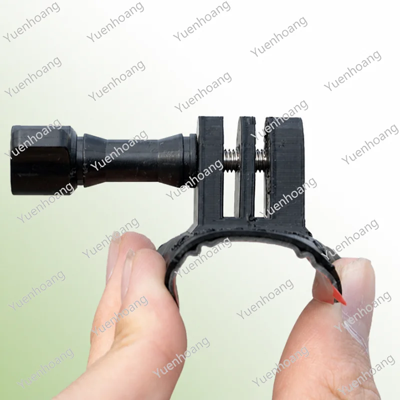 Flexible Adhesive Helmet Mount Base for Action Cameras Outdoor Cycling/Off-roading POV Shooting Bracket Supports Curved Surface