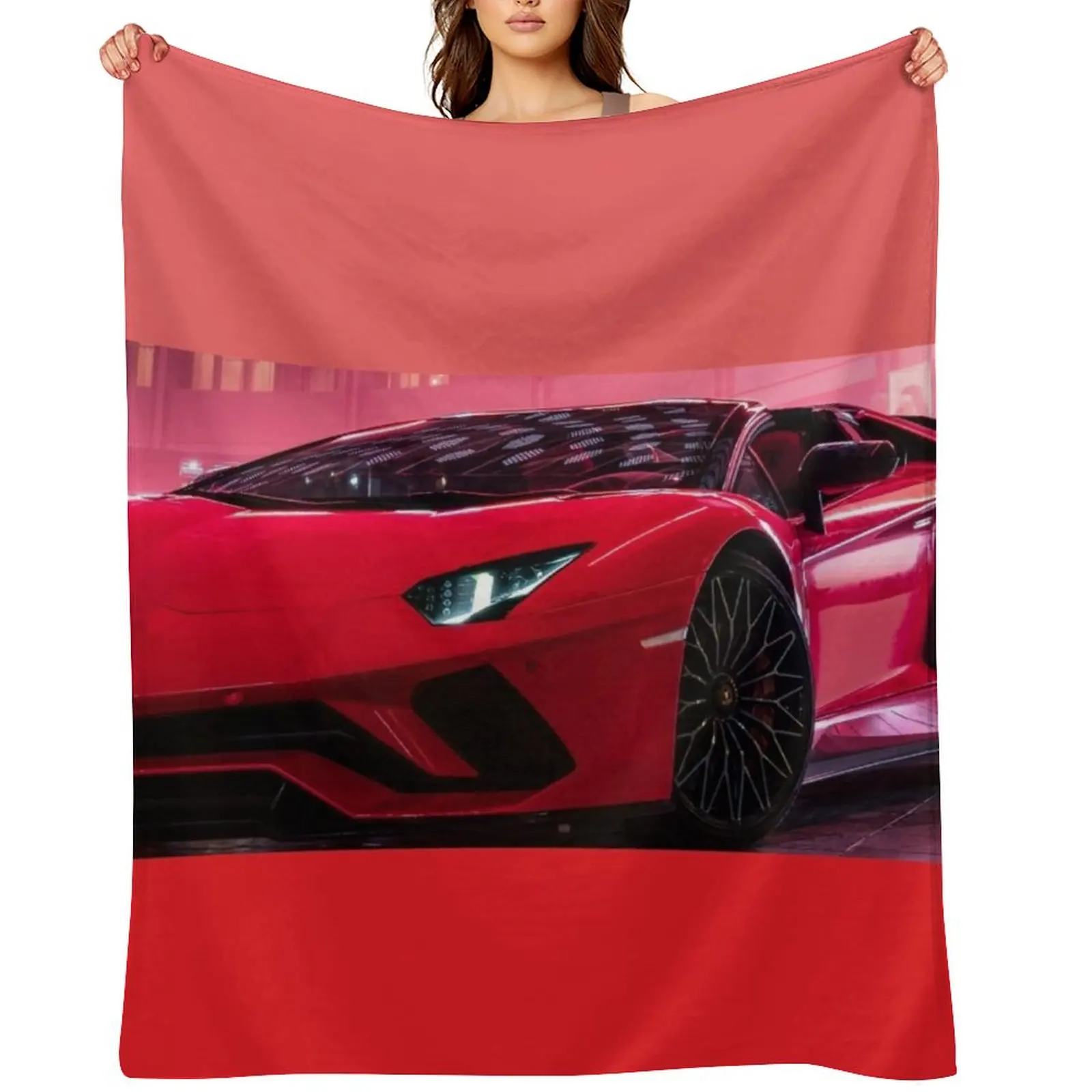 

Super Car Throw Blanket For Sofa Thin Custom manga sofa bed Blankets