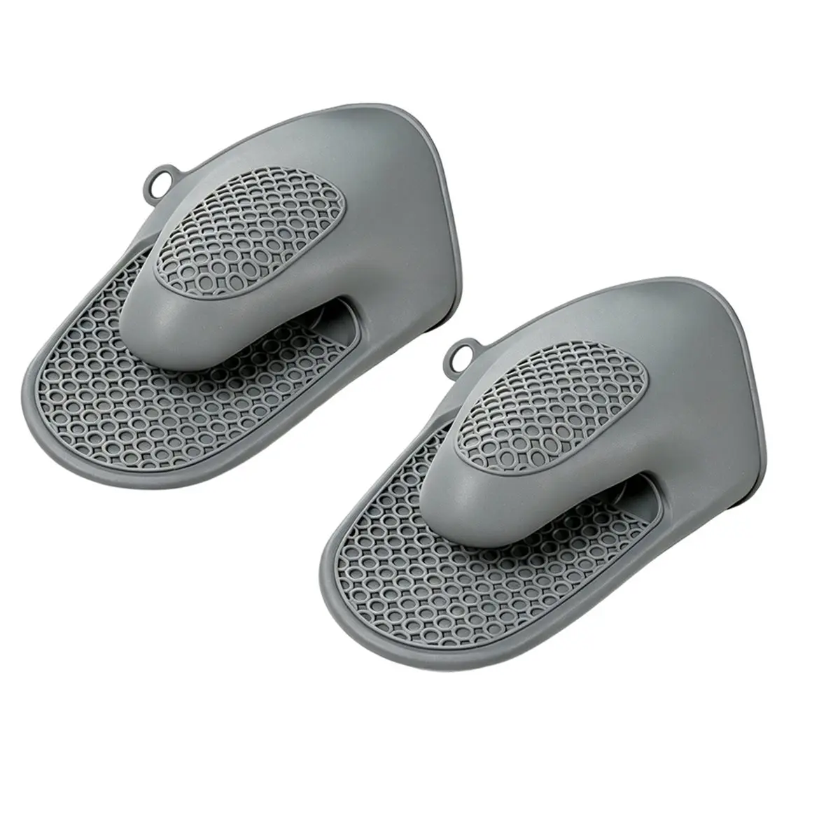 2pcs Oven Mitts Heat Resistance Anti Scalding Thickened Silicone Cooking Pinch Mitts for Home Kitchen