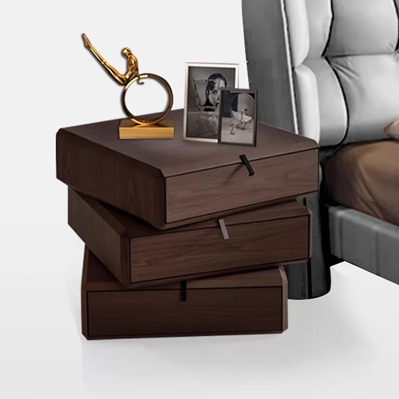 

Деревянные тумбочки в итальянском стиле, дизайн Advanced Homestay Accent, роскошные тумбочки для хранения, мебель для дома Mesita De Noche Lsctg