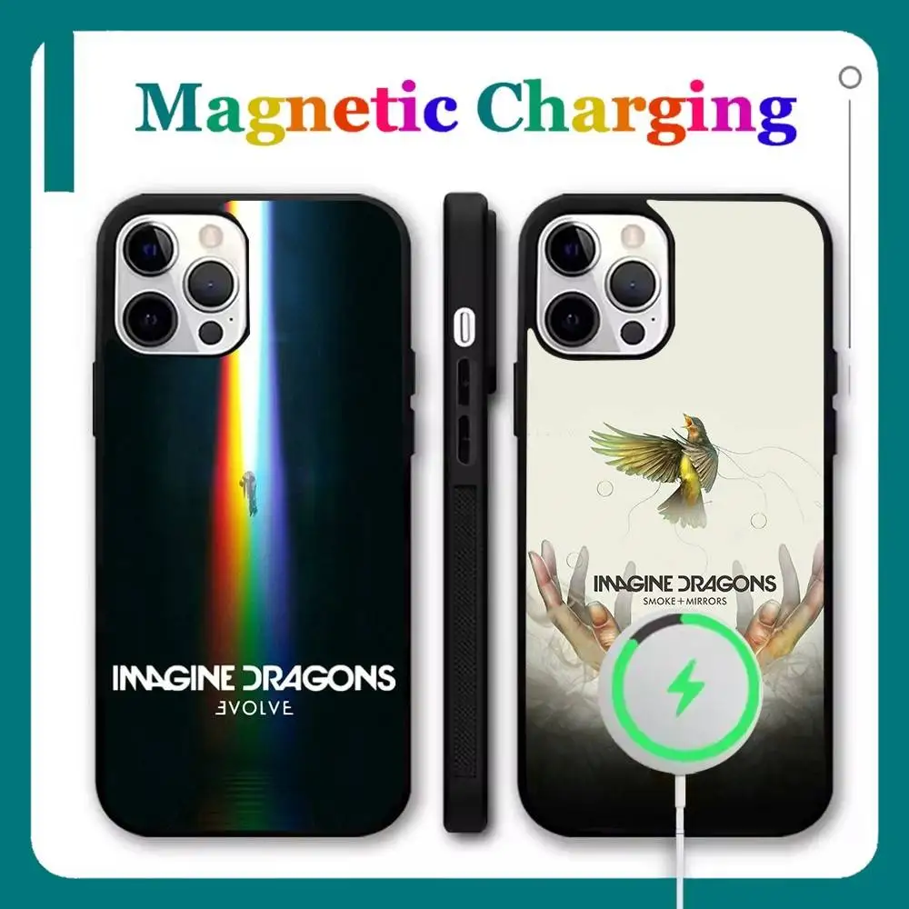 

Чехол для телефона I-ImagineS Dragons Evolve для iPhone 17,16,15,14,13,12,11, Pro, Max, Plus, Mini, Air, SE, новая беспроводная зарядка Magsafe