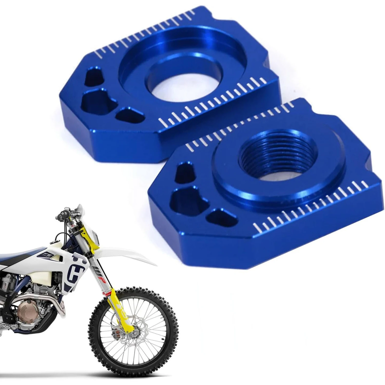 Moto CNC Rear Axle Block Chain Adjuster For Husqvarna TC85 TC125 TC250 TE TX FC FE 125 150 250 350 450 501 Motocross Dirt Bike