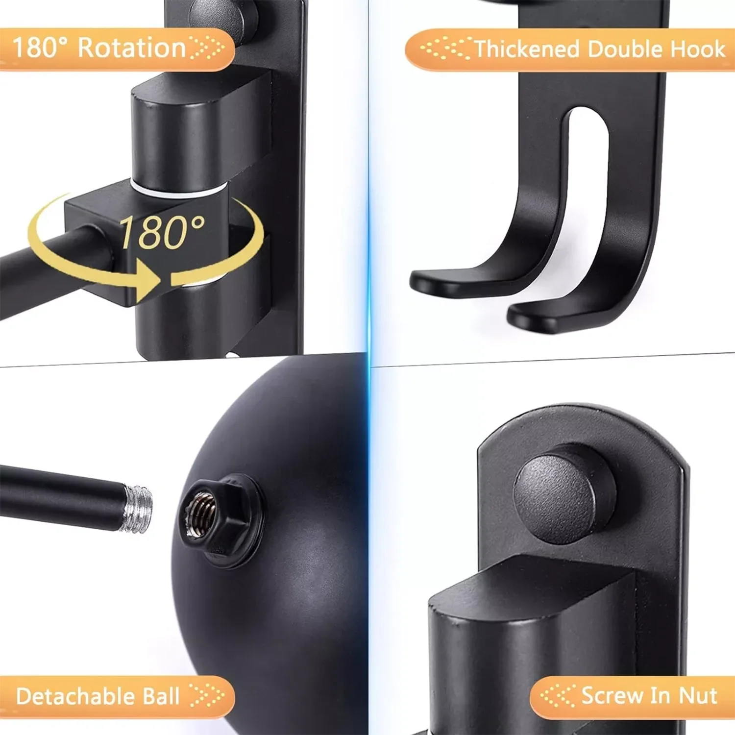 1pcs Helmet Wall Mounted Motorcycle Helmet Holder Bracket Motorcycle Equipments & Parts