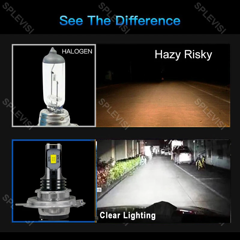 Afbeelding 4: 2X70W Witte Led Motorfiets Koplamp Voor Suzuki Gsxs 1000 2015 2016 2017 2018 2019 2020 2021 Suzuki gsxs 750 2015-2021