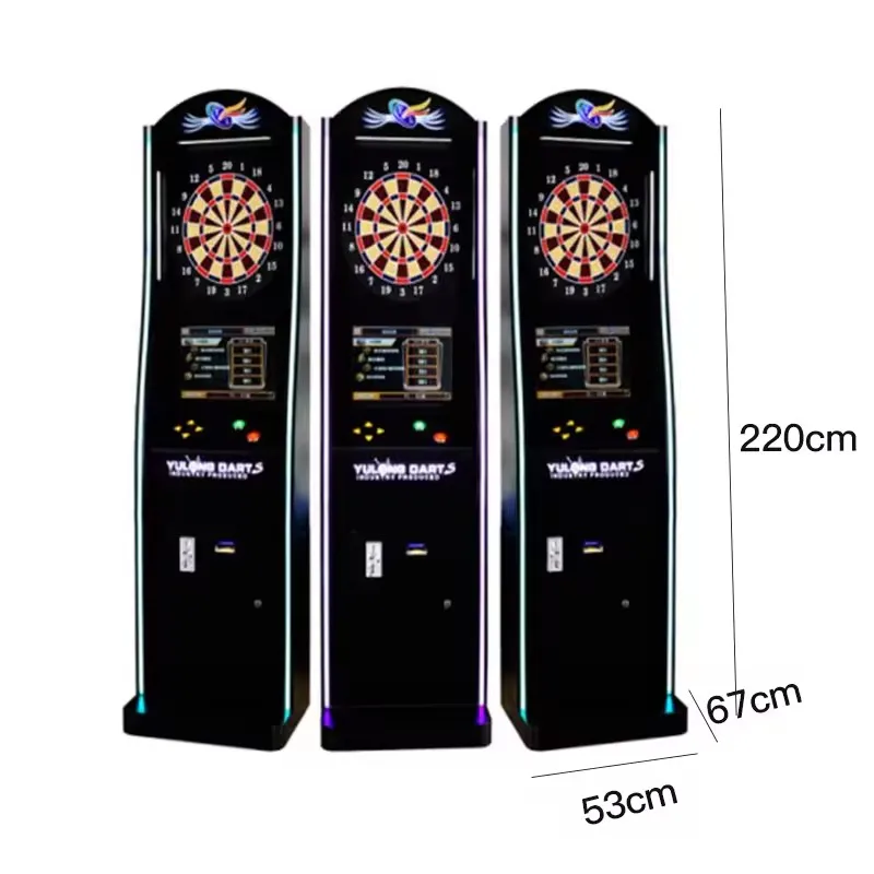 Bestseller Vergnügung ausrüstung Münz betriebene elektronische Darts cheibe Arcade Dart Spiel automat Arcade Darts cheibe