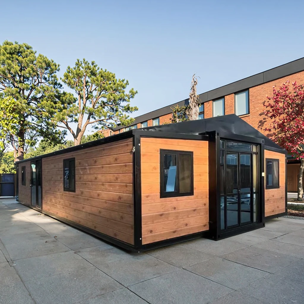 20/30/40ft faltbares erweiterbares Containerhaus, vorgefertigtes faltbares kleines modulares Haus, geeignet für Büros und Häuser im Freien