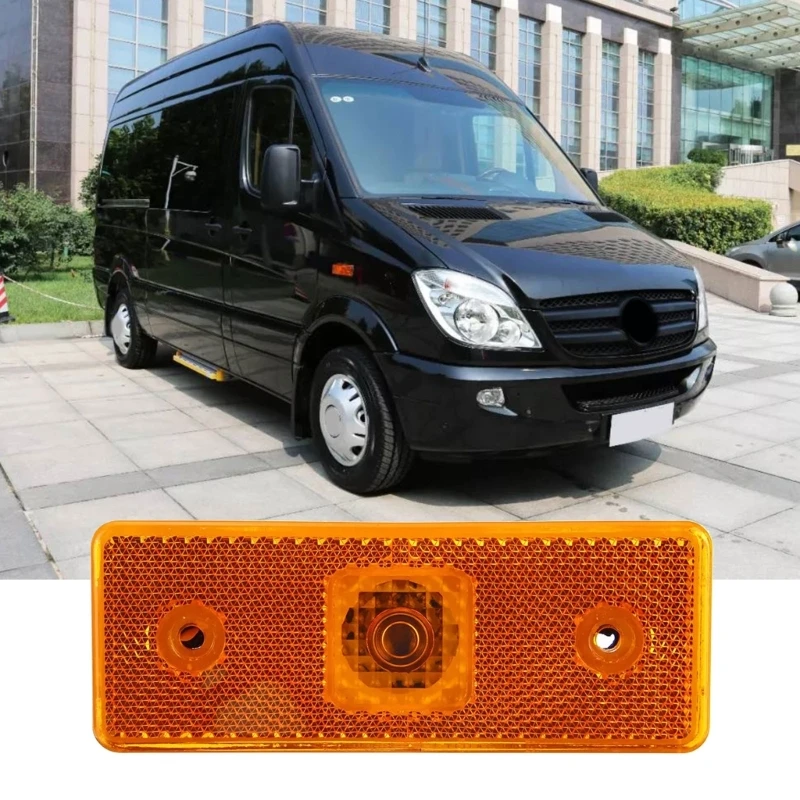 Car Side Marker Signal Light High Brightness Clearance Lamp 0028206456 Replacements Enhances Visibility & Safety for Sprinter