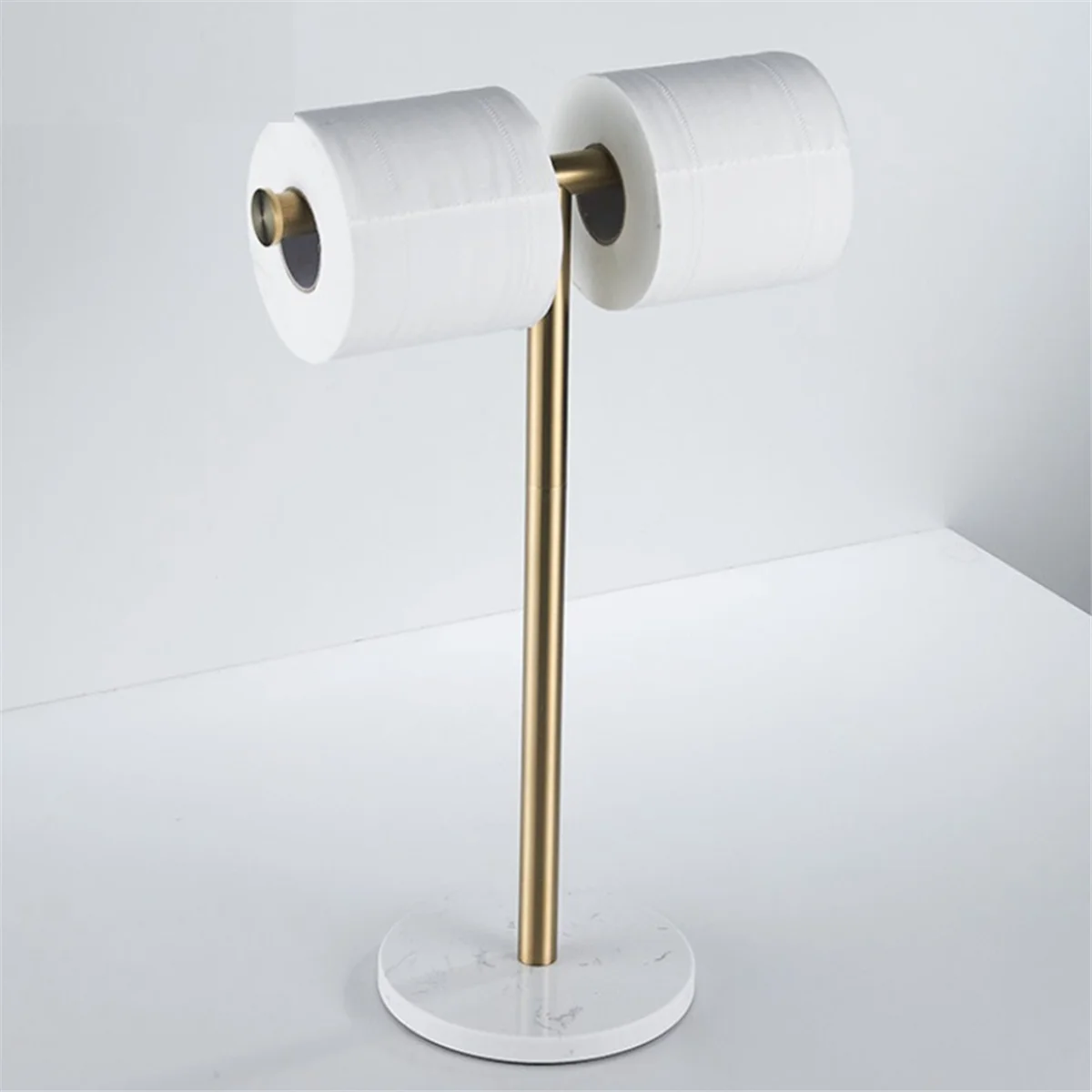 Suporte de toalha de mão em forma de t com base de mármore para bancada de banheiro suporte de rack de tecido cozinha cabide de toalha independente f