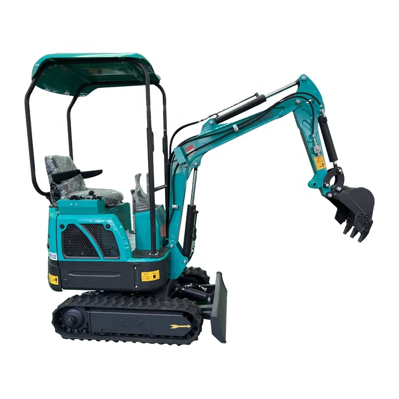 Mini Excavators Diesel Engine 0.8 Ton Compact Bager Small Diggers  Backho 1 Ton  Prices