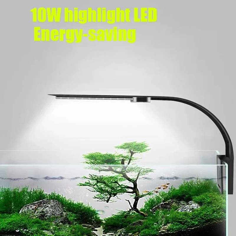 Fish Tank LED Clip Lamp 5V Safe USB Power Energy-saving Ultrathin Aquarium light Full Spectrum Water Plant Lamp