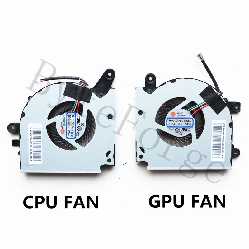 OEM Replacement  For MSI GF75 8RC 8RD 9SC 9SD MS-17F3 CPU GPU Cooling Fan PAAD06015SL N415/N416