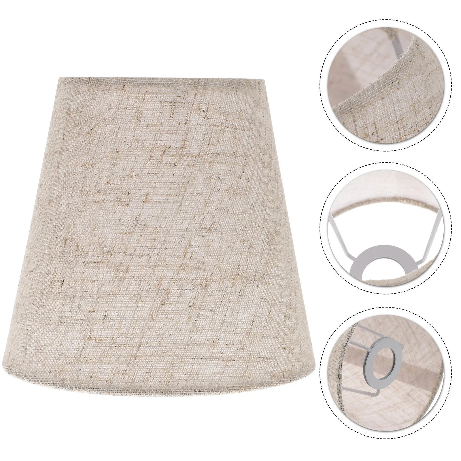 

Fabric Lampshade For Bedroom Living Room Hotel Replacement Small Light Cover Easy Install Wall Table Floor Lamp Shades
