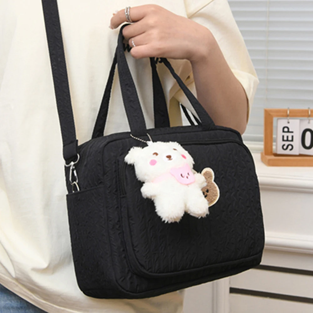 Organizer Maternity Bag Cute Cartoon Multi-function Large Capacity Nappy Maternity Packs with Pendant Nylon Organizer Travel Bag