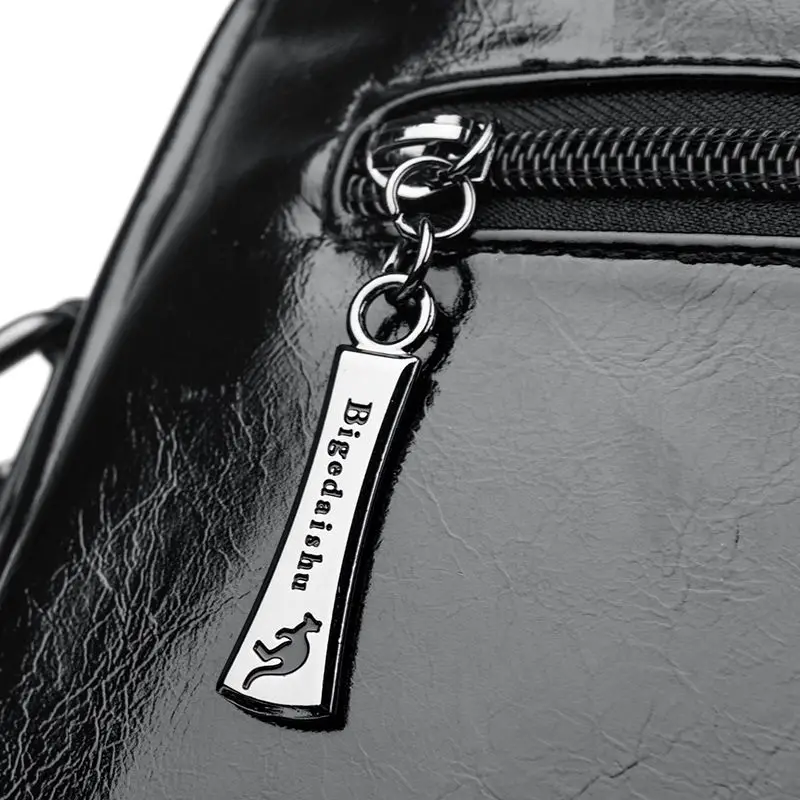 Women's Bags Are Popular High-end Foreign-style Women's Crossbody Contrasting Colors Dual-purpose Double Shoulders Soft Leather