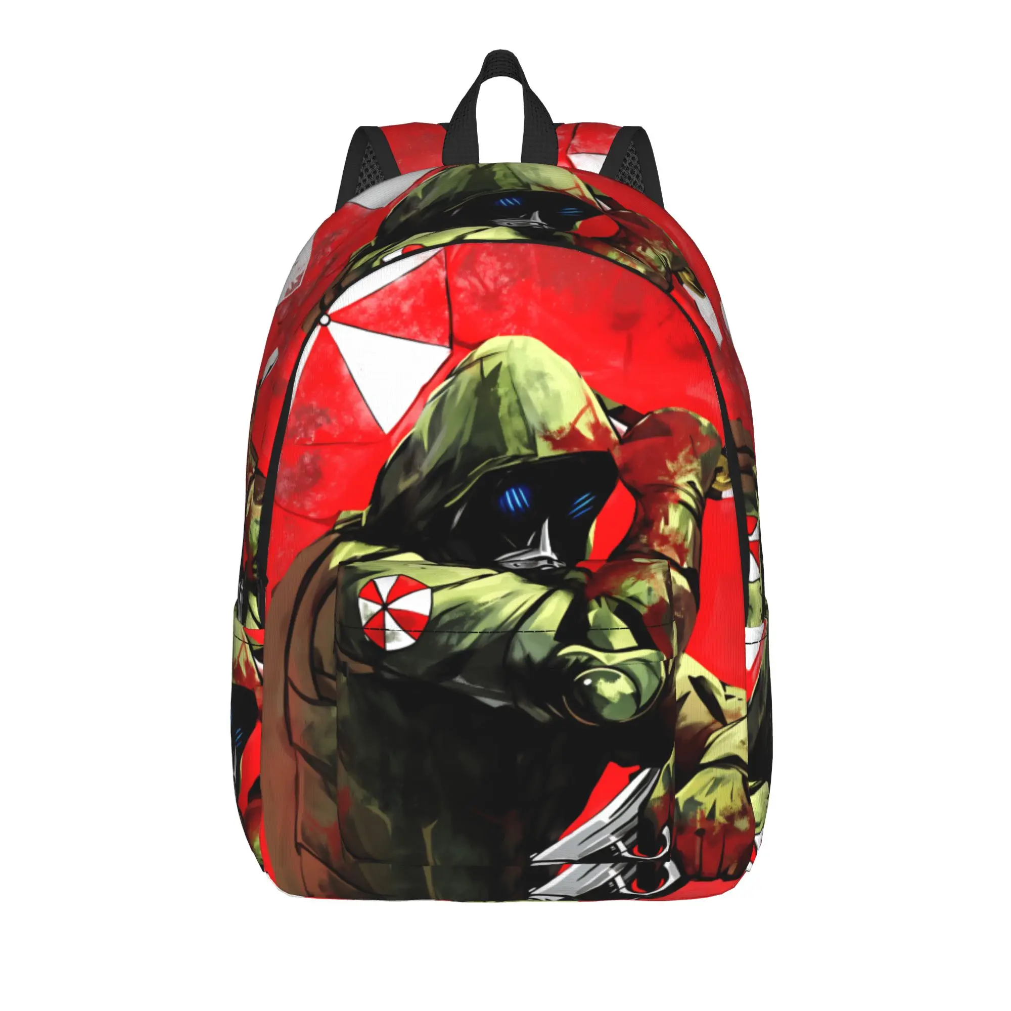 Game R-Resident E-Evil U-Umbrella Backpack Men  Large Backpacks Polyester Stylish High School Bags College High Quality Rucksack