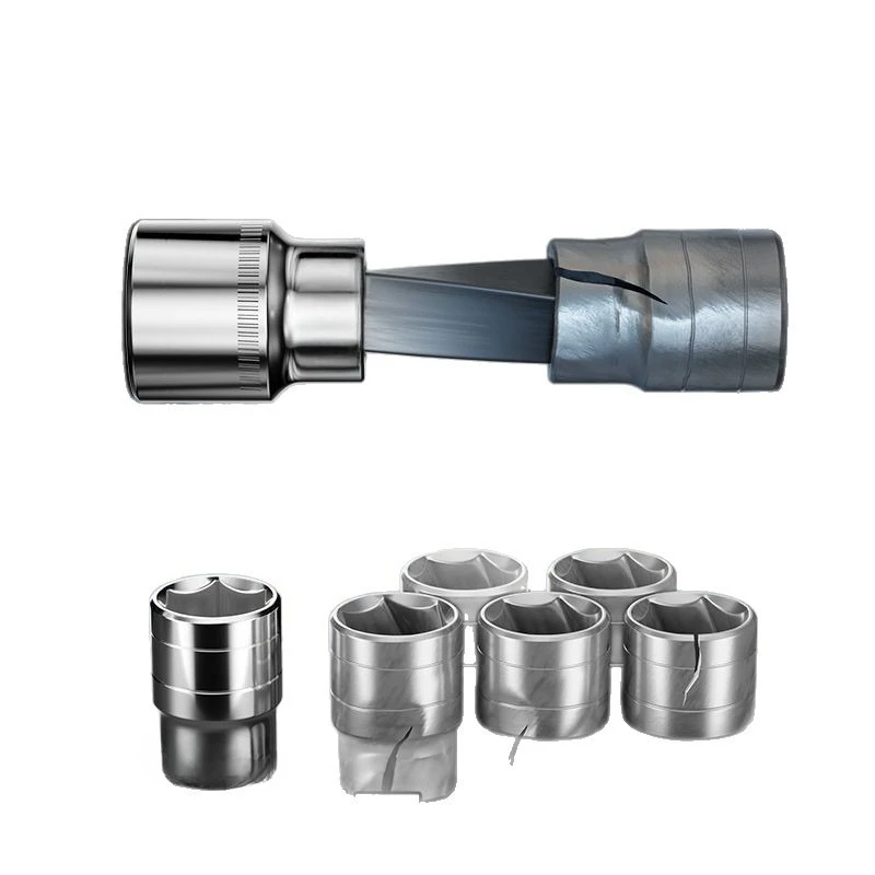 

Ratchet Sleeve Wrench Set Universal Multifunctional External Hexagon Quick Wrench Sleeve Auto Repair Tool