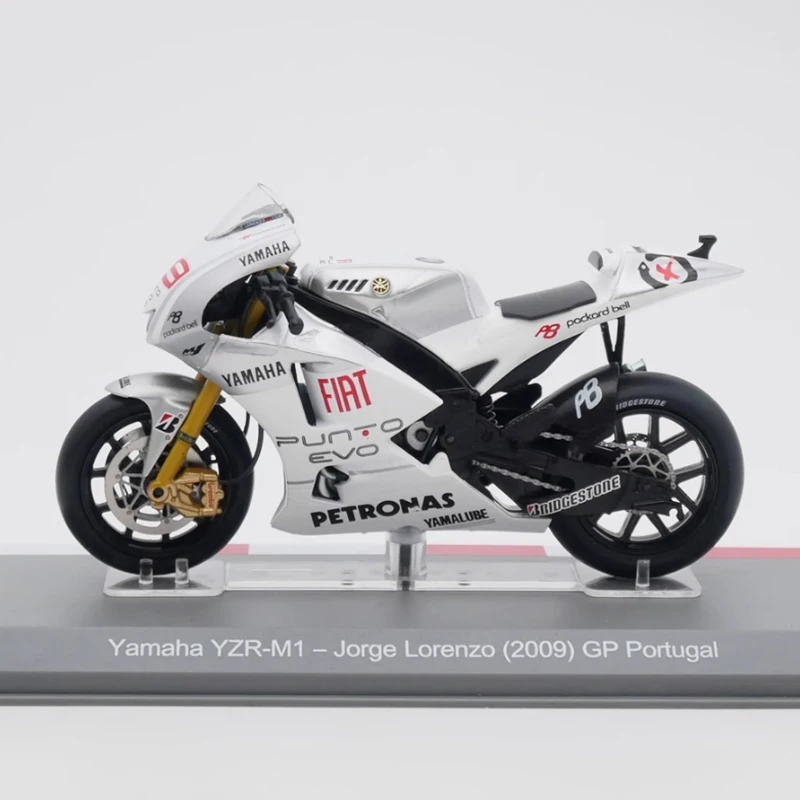 

IXO литой под давлением масштаб 1:18 2009, YAMAHA YZR-M1, гоночный мотоцикл, модель автомобиля из сплава, коллекция украшений, подарок, статический дисплей