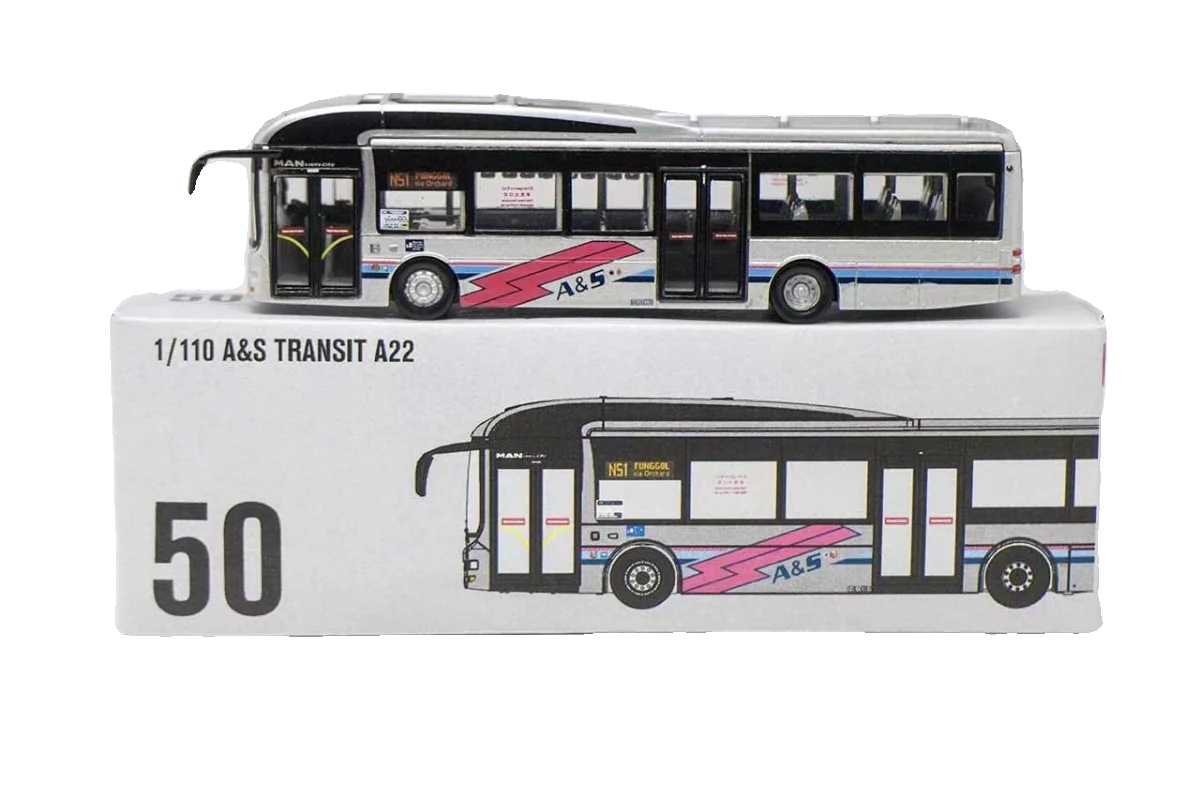 Masterpiece Collectibles 1/110 A&S TRANSIT A22 Collection of die-cast alloy car model ornaments