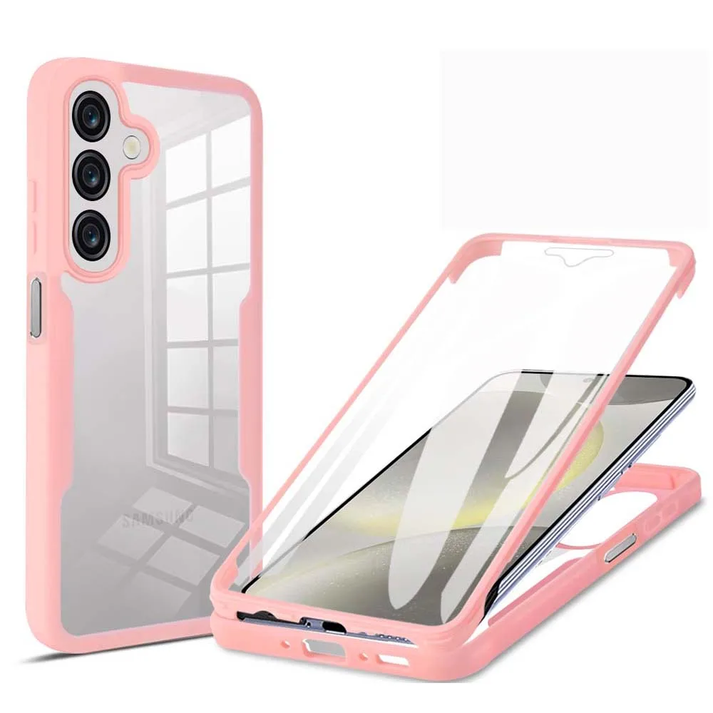 360 Full Body Screen Protector Transparant Case Voor Samsung Galaxy A06 A16 A36 A56 A26 Schokbestendig Telefoon Cover - afbeelding 1
