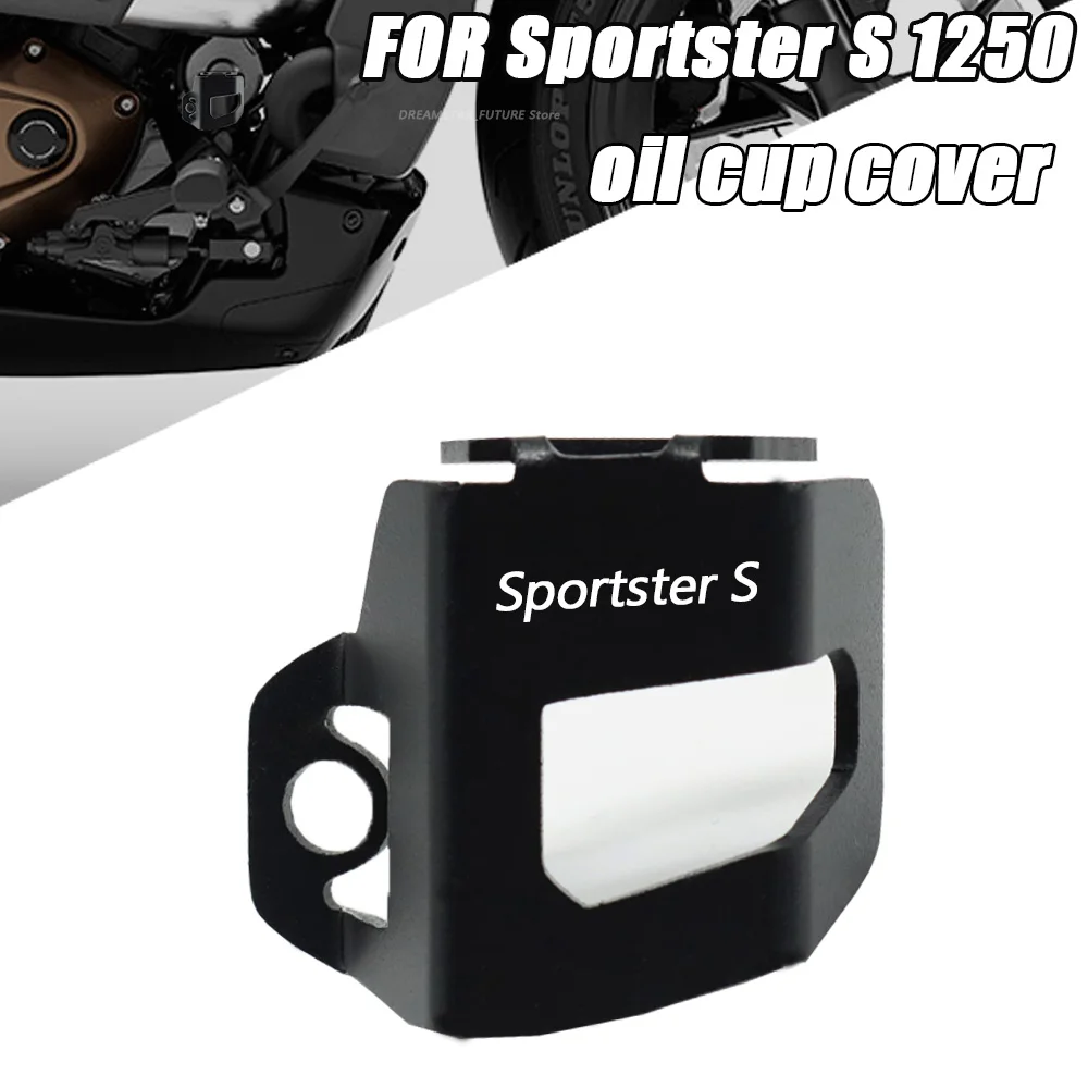 

New Motorcycle oil cup CNC aluminum protective cover For Harley Sportster S 1250 RH1250 RH 1250 2021 2022