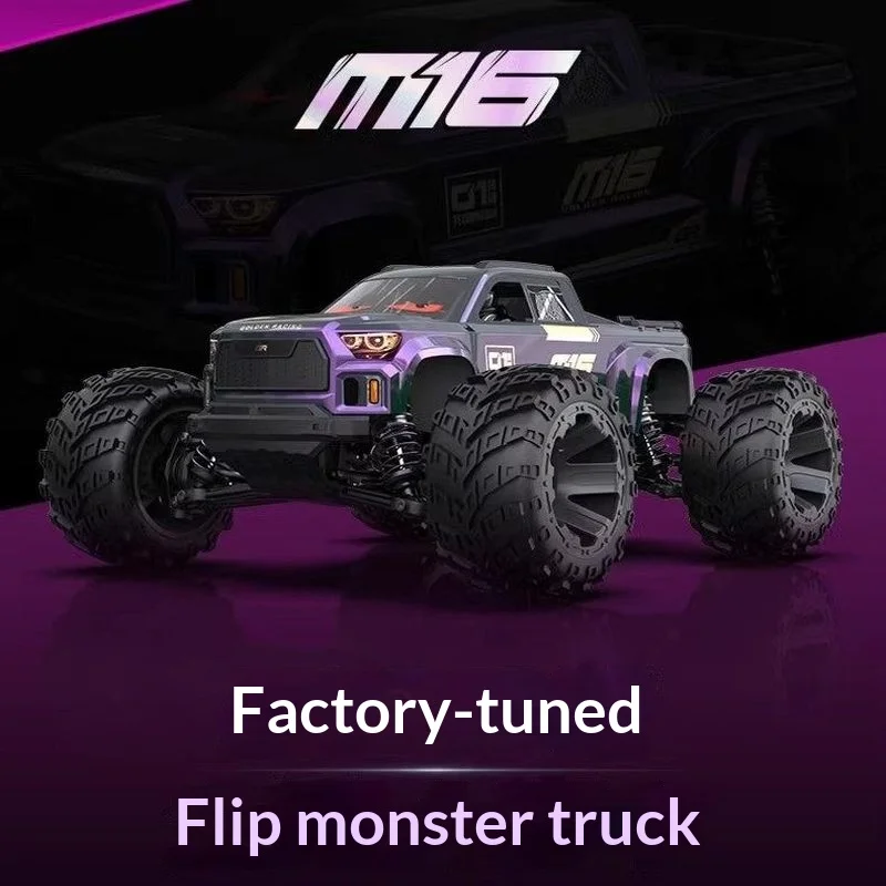 GR 유디 공동 브랜드 M16 자동차 1/16 브러시리스 플립 RC 원격 조종 자동차 전기 사륜구동 오프로드 차량