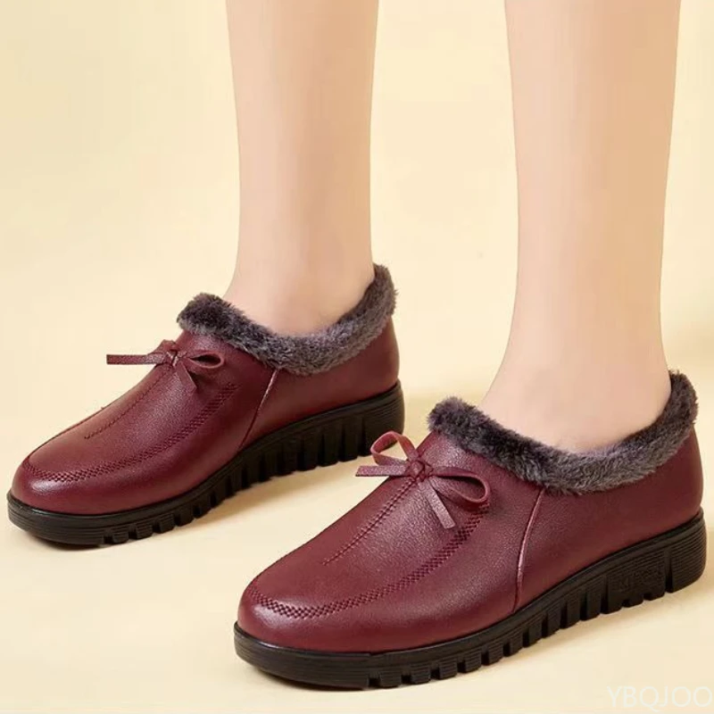 Zimowe, proste, wygodne, uniwersalne buty bawełniane dla kobiet, miękkie podeszwy, ciepłe, antypoślizgowe, odporne na ścieranie, codzienne buty damskie.