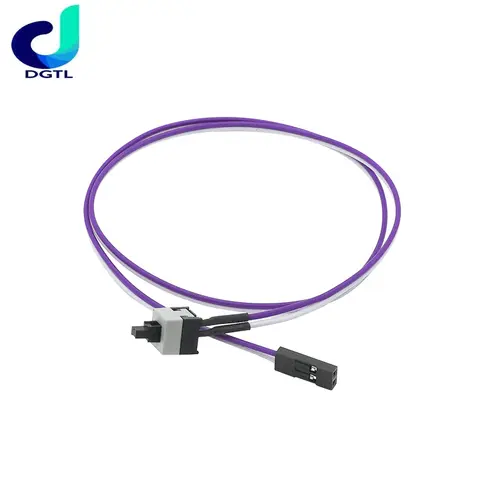 5pcs Computer Motherboard Power Cable Switch Push Button Switch On/Off/Reset Button Replacement Power Momentary Connector Cable