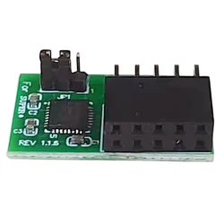 Modulo SPI TPM 2.0 a 10pin piattaforma affidabile TPM 2.0 modulo piattaforma affidabile orizzontale per SuperMicro-AOM-TPM-parallelo (B)